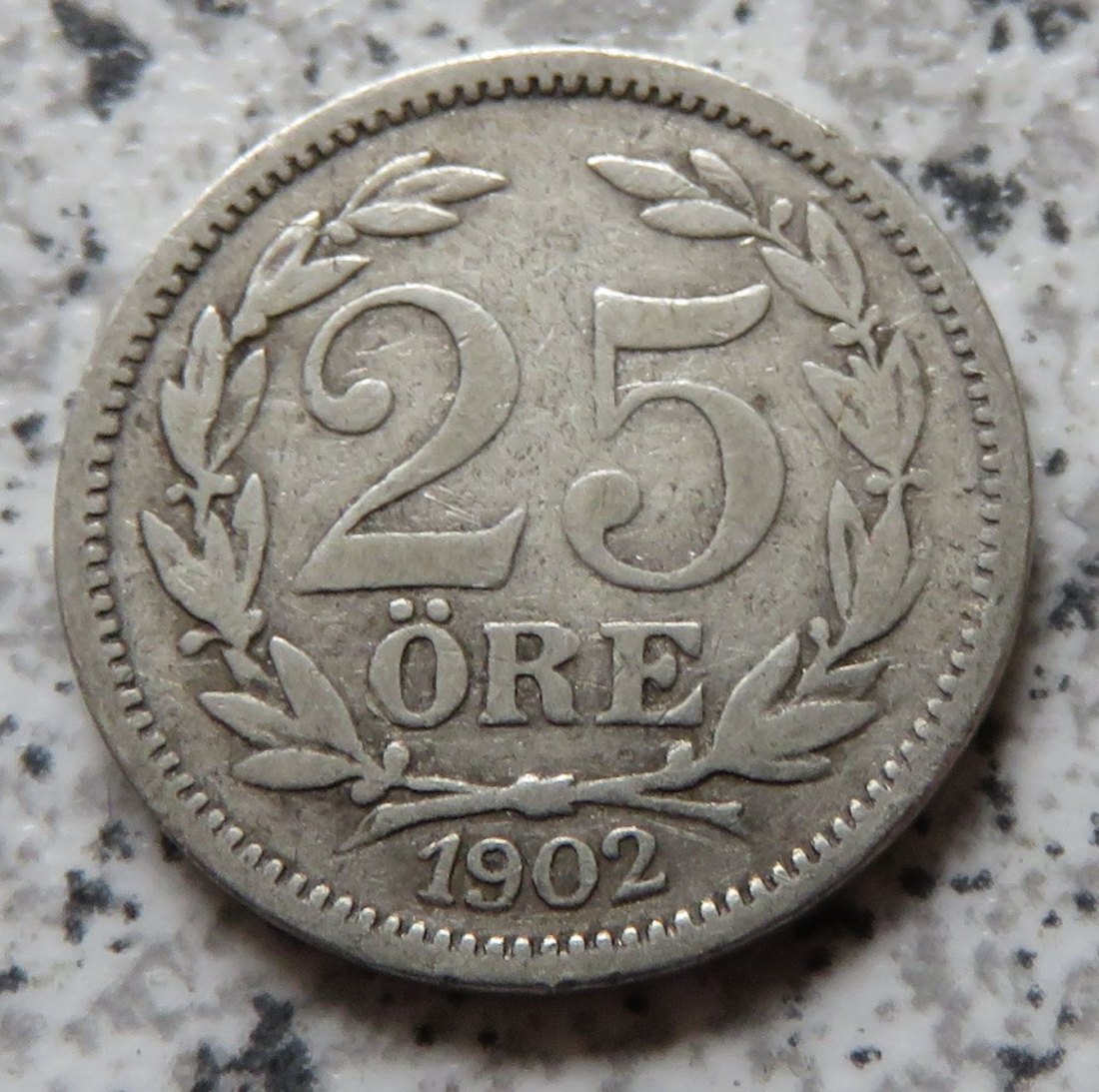  Schweden 25 Öre 1902   