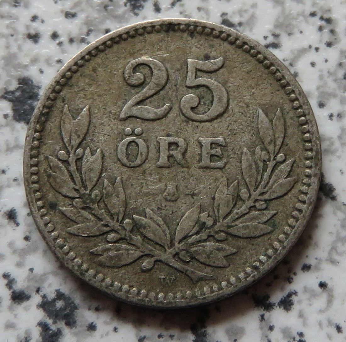  Schweden 25 Öre 1914   
