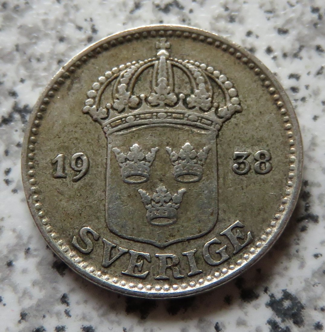  Schweden 25 Öre 1938   