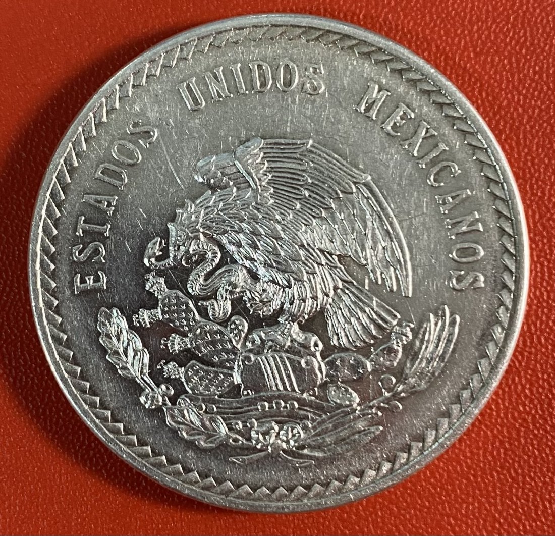  MEXICO - 5 PESOS - 1948 - SILVER   