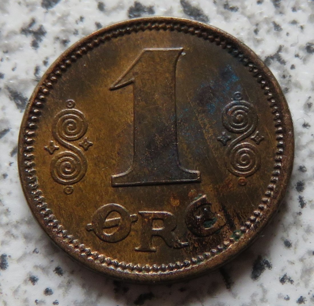  Dänemark 1 Öre 1921   