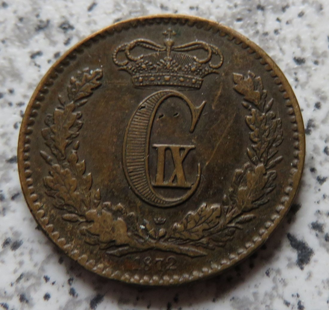  Dänemark 1 Skilling 1872   