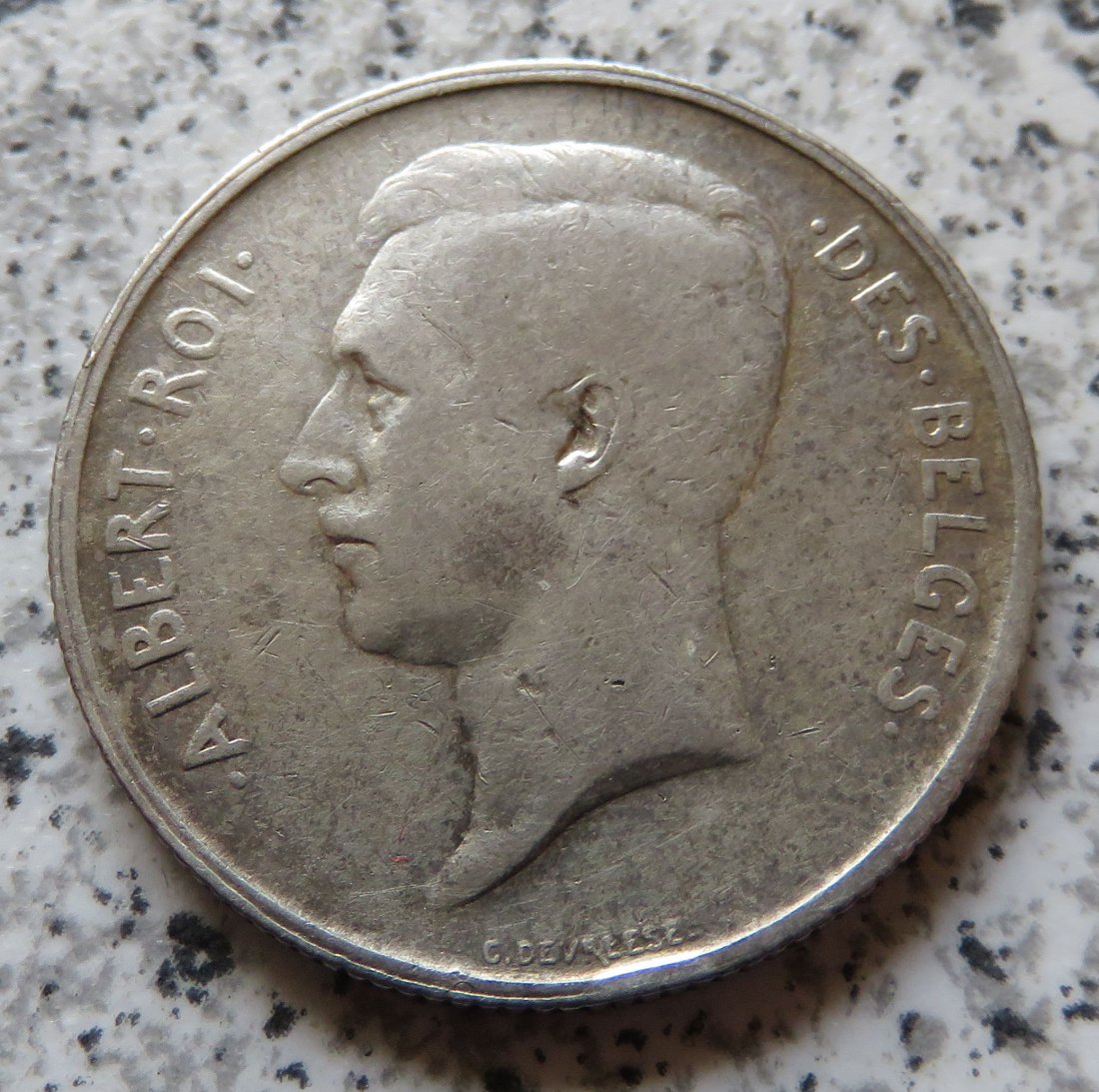  Belgien 2 Francs 1910, französisch   