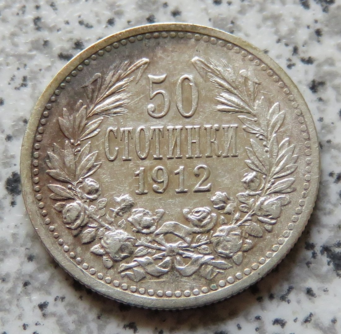  Bulgarien 50 Stotinki 1912   