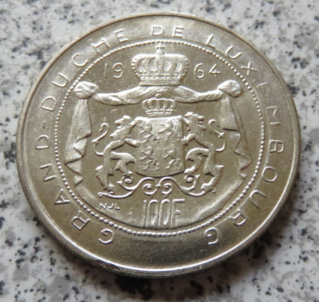  Luxemburg 100 Francs 1964   