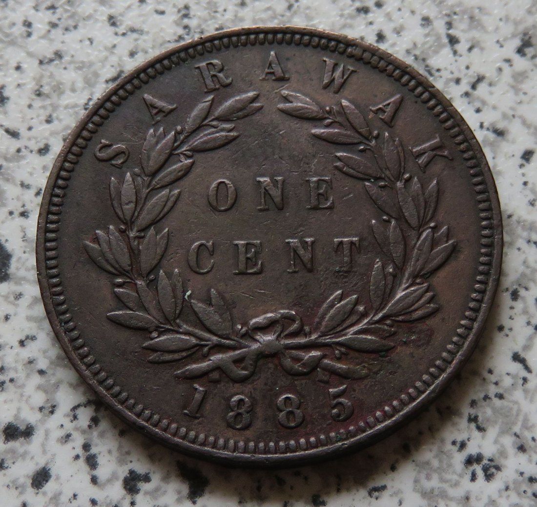  Sarawak 1 Cent 1885   