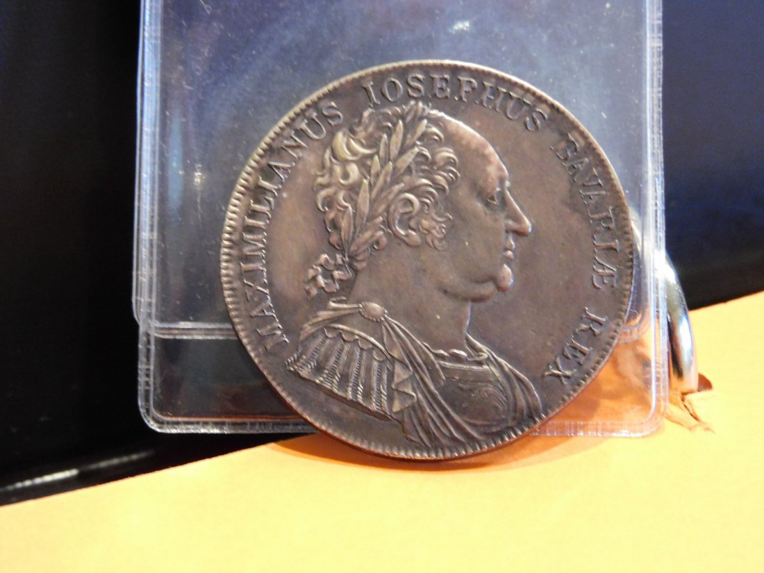  GERMANY 1 THALER 1818 BAVARIA.GRADE-PLEASE SEE PHOTOS.   