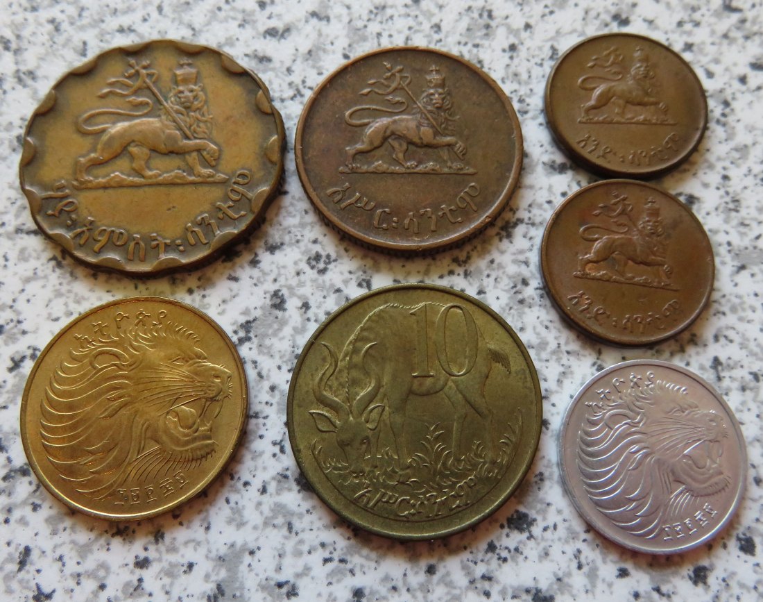  Äthiopien, gemischtes Lot   