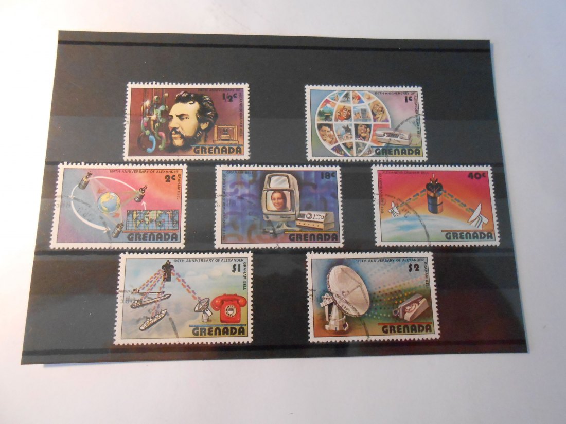  Briefmarken 24 Grenada -100 Jahre Telefon-   