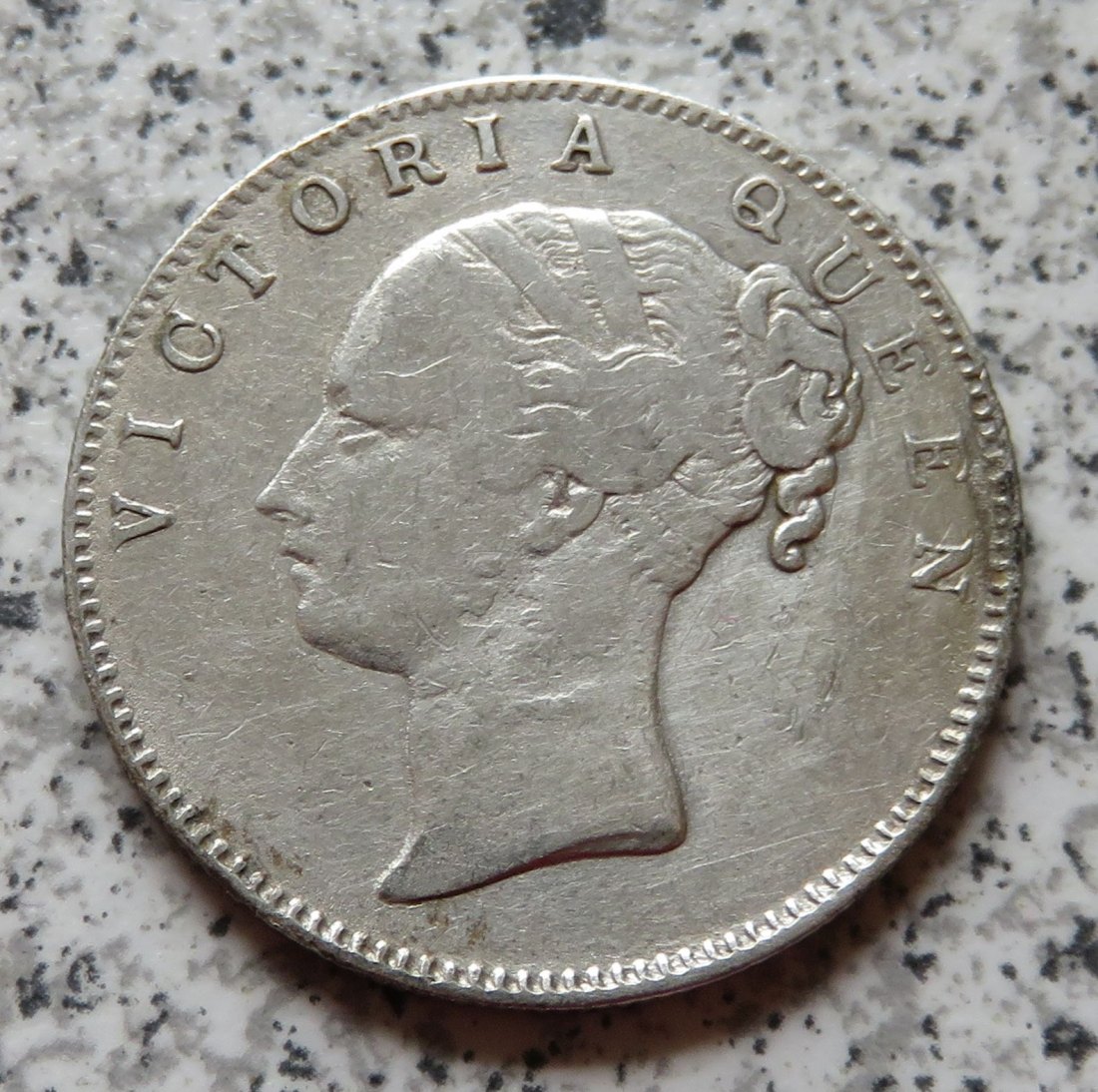  British Indien One Rupee 1840   