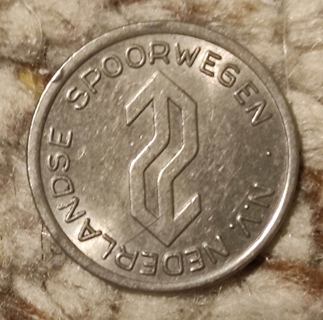  Münze der niederländischen Personenbahnbetreiber   