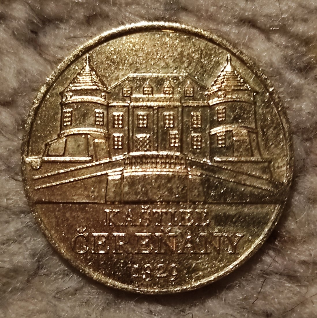  Münze  KAŠTIEĽ ČERENANY 1329, Slowakei   