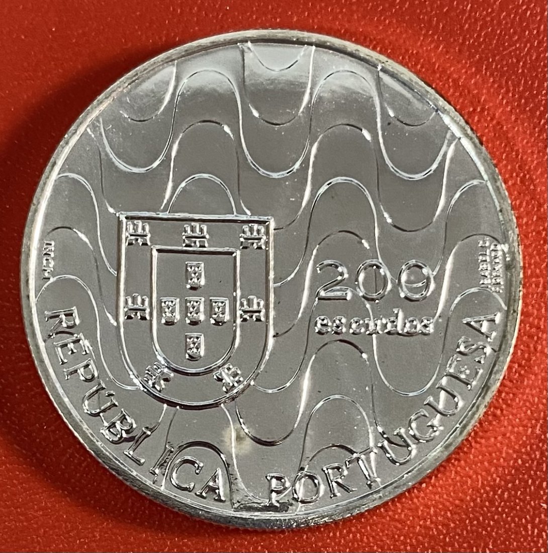  PORTUGAL  - 200 ESCUDOS - 1992 - 24,51 g FINE SILVER   