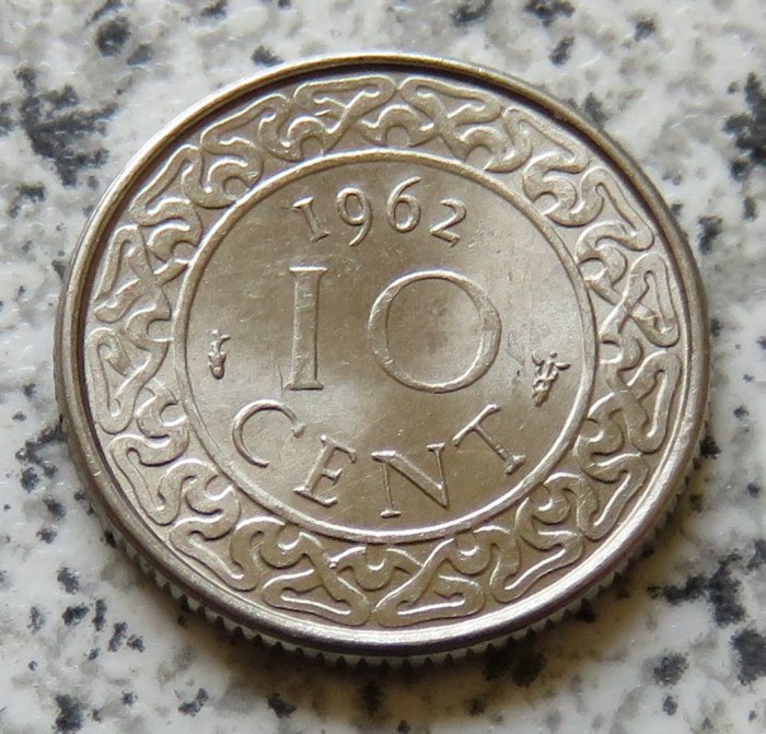  Surinam 10 Cents 1962   