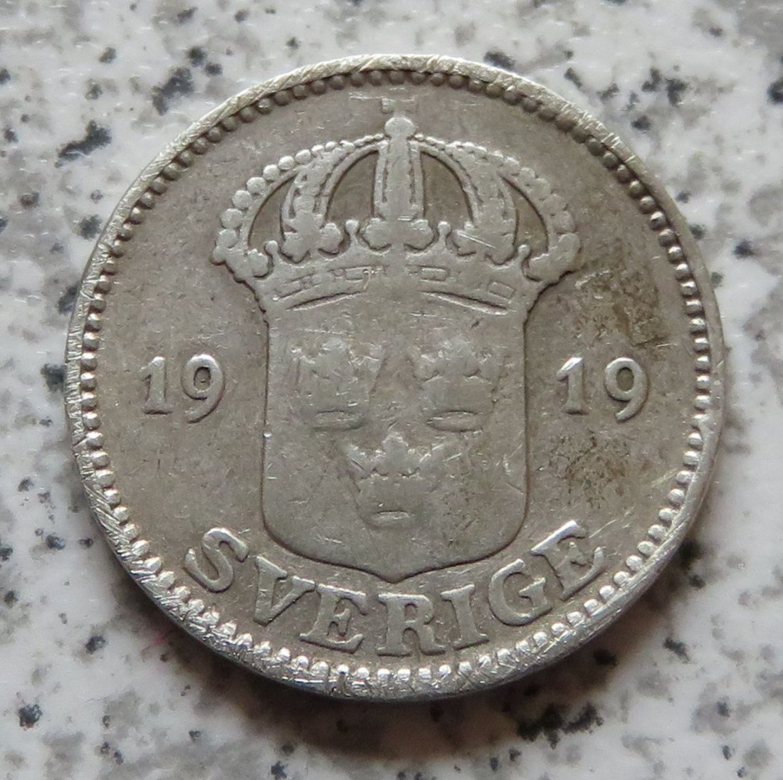  Schweden 25 Öre 1919   