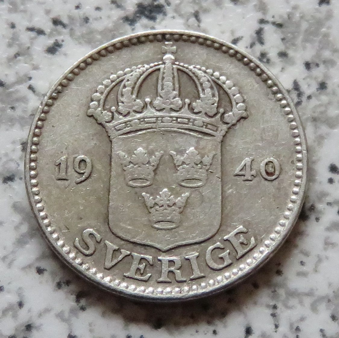  Schweden 25 Öre 1940   