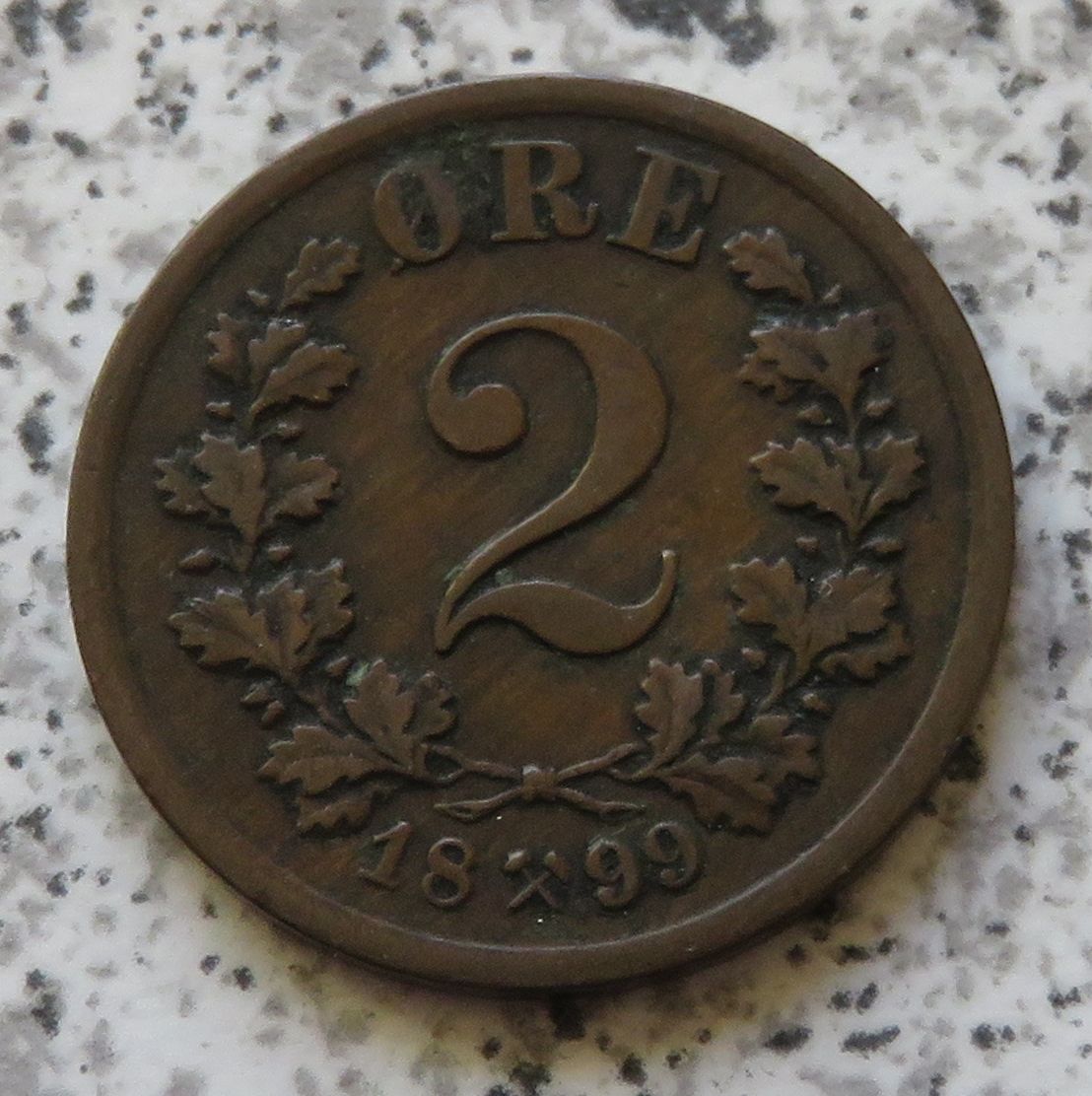  Norwegen 2 Öre 1899   