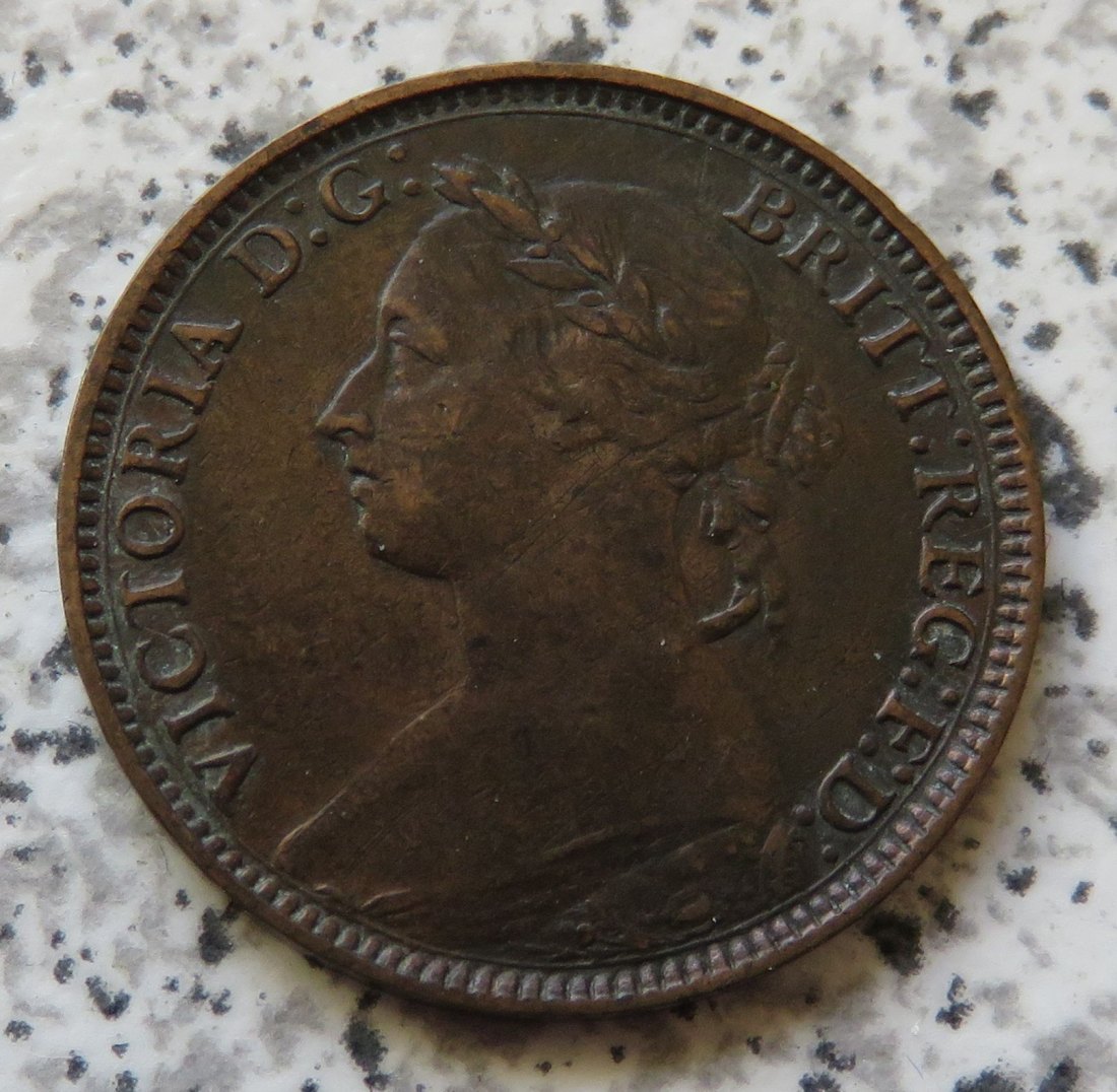  Großbritannien 1 Farthing 1881 H   