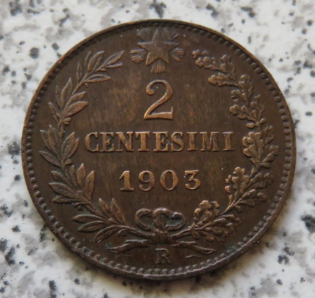  Italien 2 Centesimi 1903   