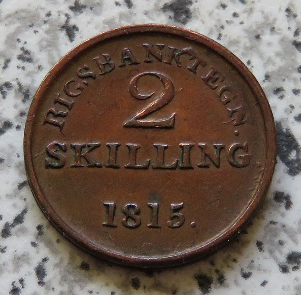  Dänemark 2 Skilling 1815 (Token)   