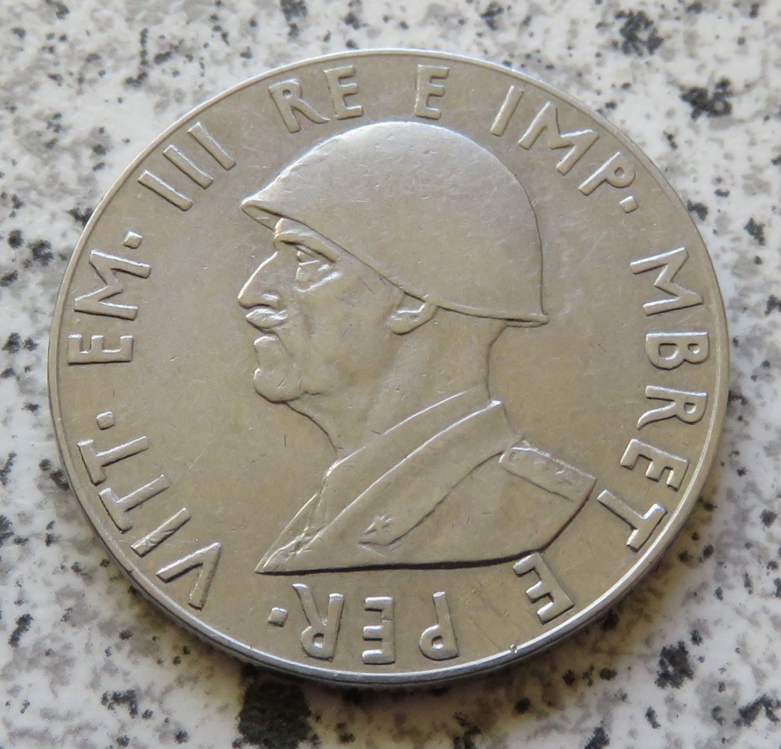  Albanien 2 Lek 1939   