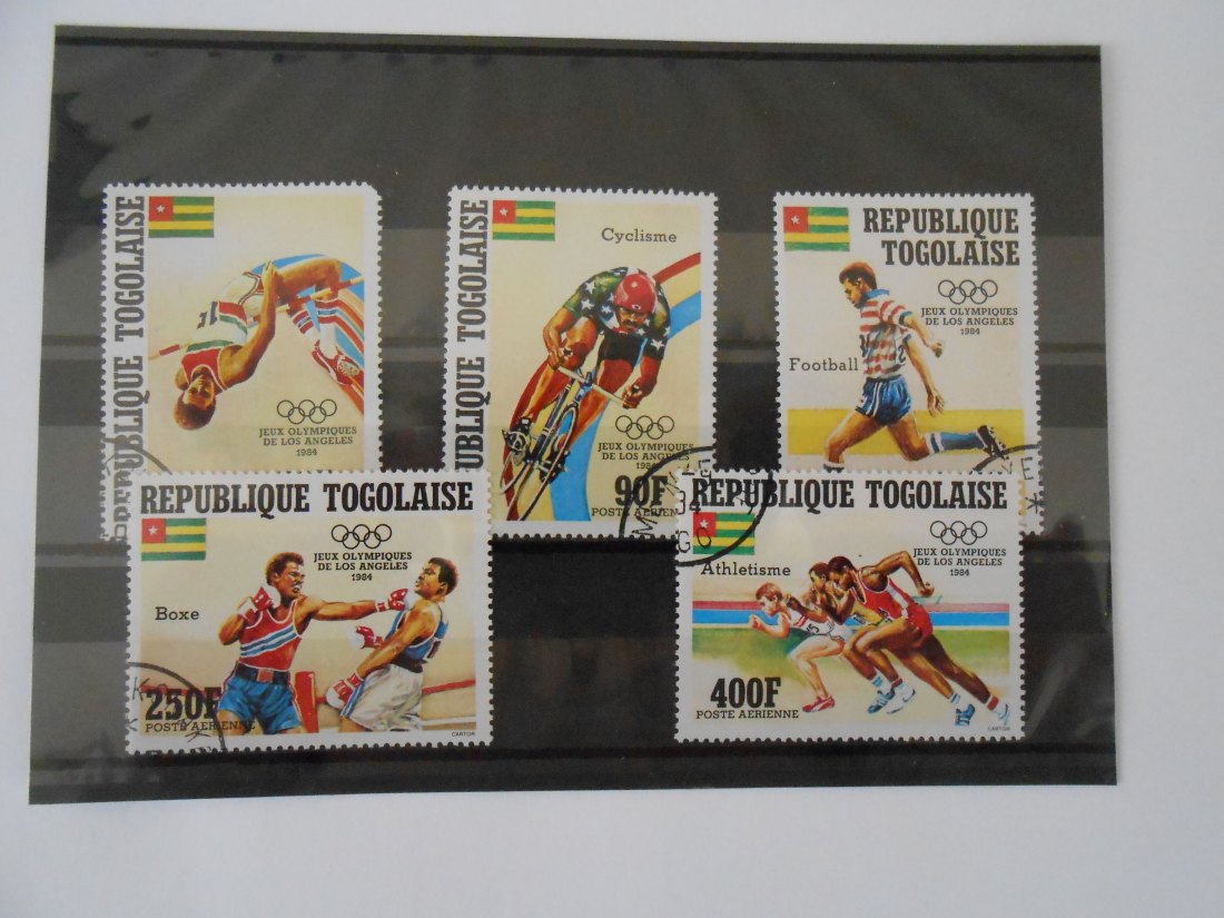  Briefmarken 37 Togo  - Olympiade Los Angeles 1984 -   