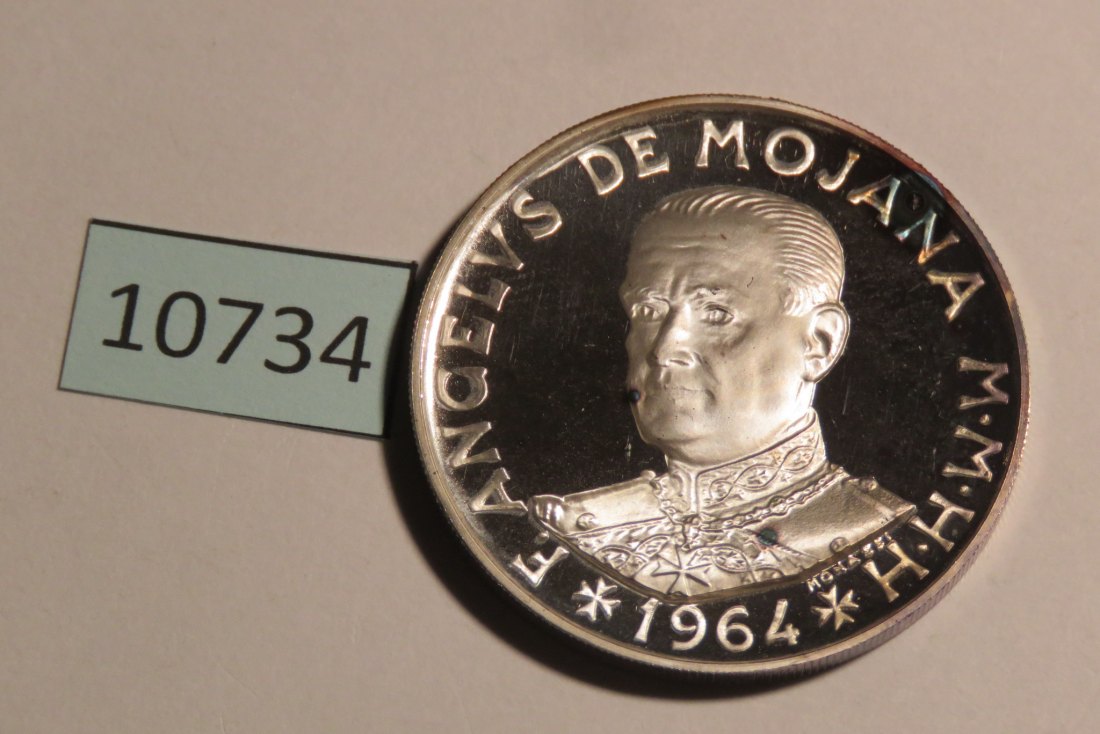 10734 Malta - Orden 1964 - 2 Scudi - 24,0 g SILBER 0.987