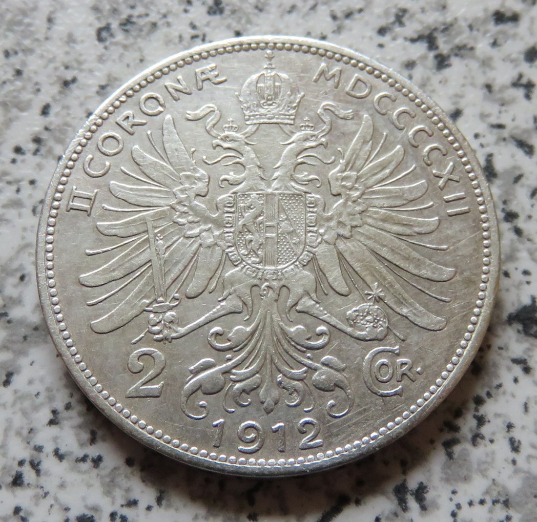  Österreich 2 Corona 1912   