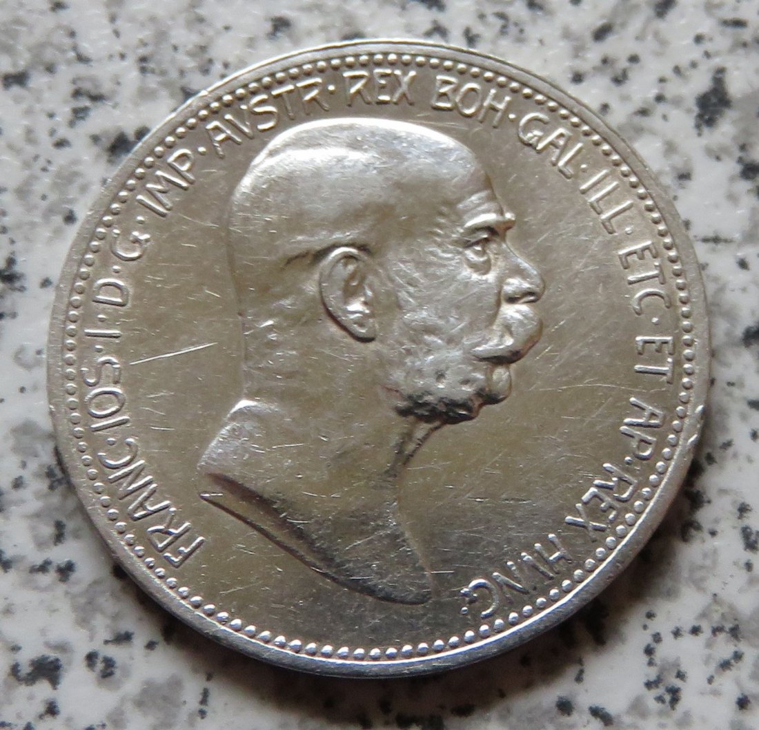  Österreich 1 Corona 1908   