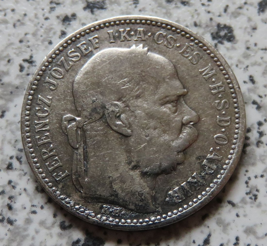  Ungarn 1 Korona 1893   