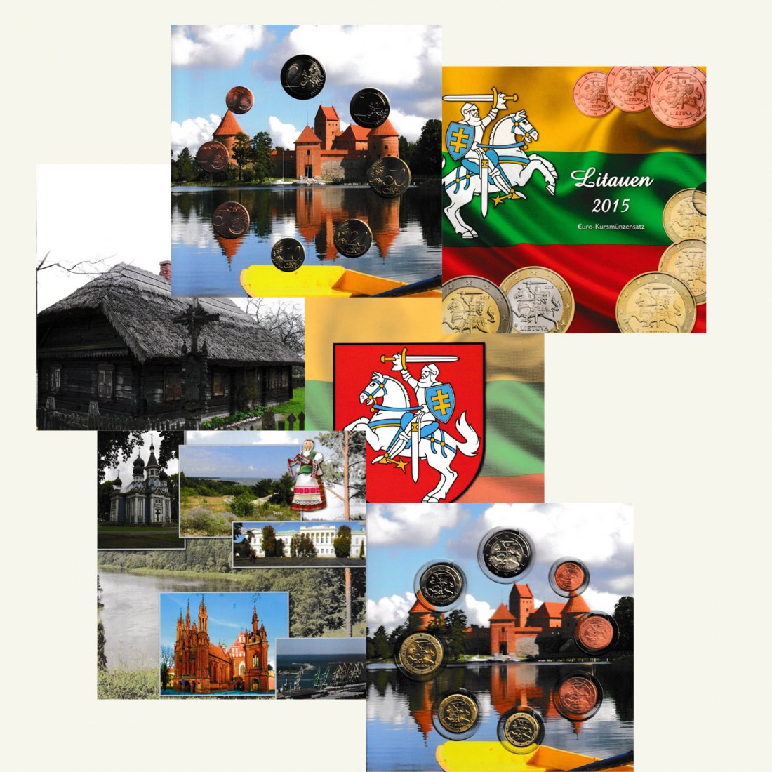  Sonderedition Euo-KMS Litauen *Das Land Litauen* 2015 nur 5.000St!   