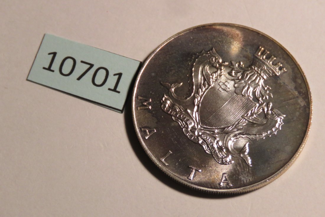  10701 Malta 1973 - 2 pound - Tal-Imdina Tor 20,0 g SILBER 0.987   