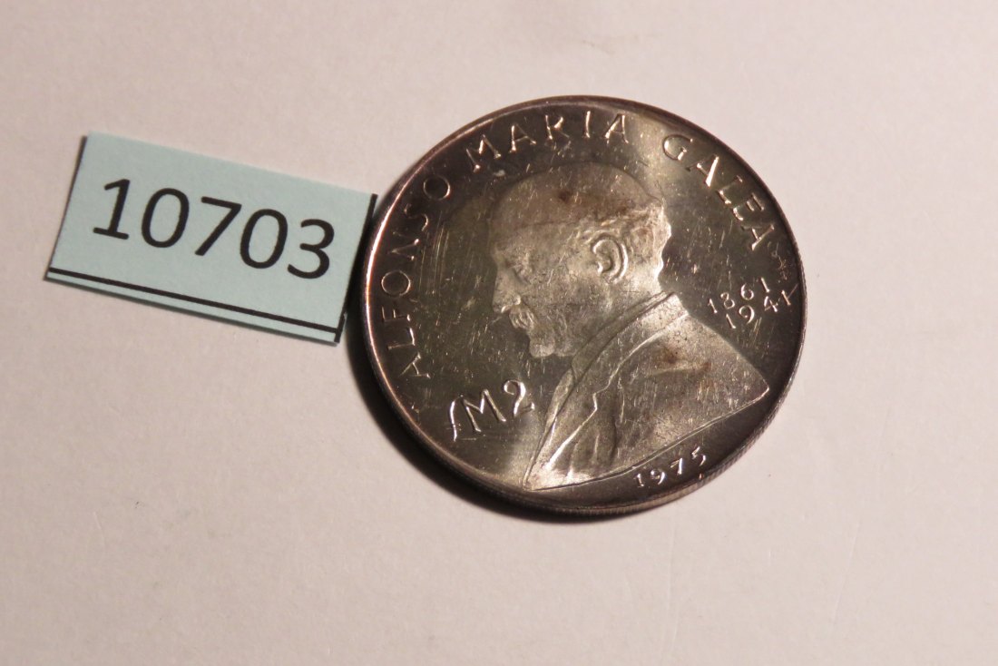  10703 Malta 1975 - 2 pound - Galea - 10,0 g SILBER 0.987   
