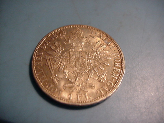  Haus Habsburg 1 Florin(Gulden)1878   