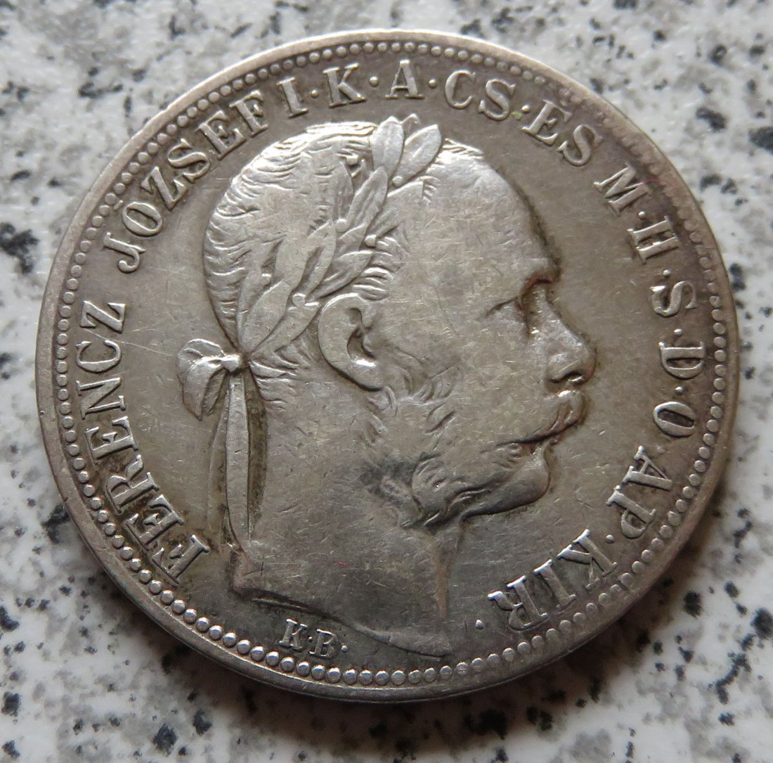  Ungarn 1 Forint 1887   