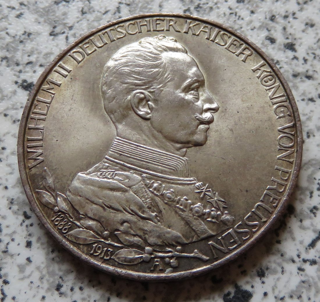  Preussen 3 Mark 1913 A   