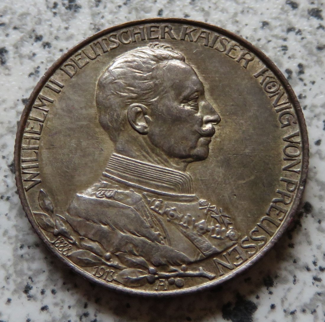  Preussen 2 Mark 1913 A   