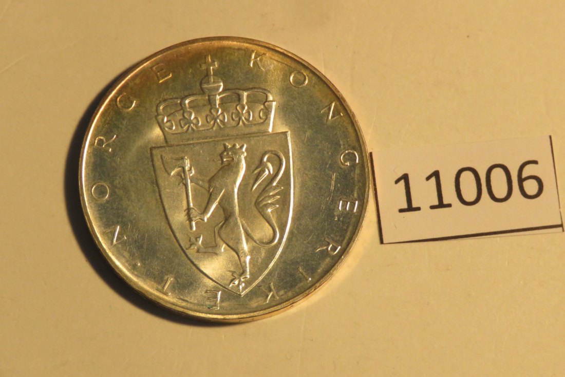  11006 Norwegen 1964 - 10 Kronen - 150 Jahre Verfassung  -  20,0 g SILBER 0.900   