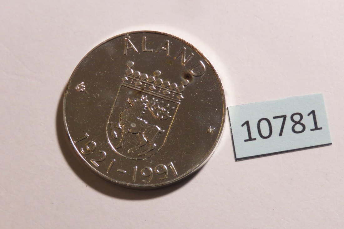  10781 Finnland 1991 - 100 Markka - Aland - 24,0 g SILBER 0.925   