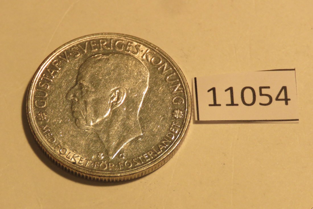  11054 Schweden 1935 - 5 Kronen - 25,1 g SILBER 0.900   