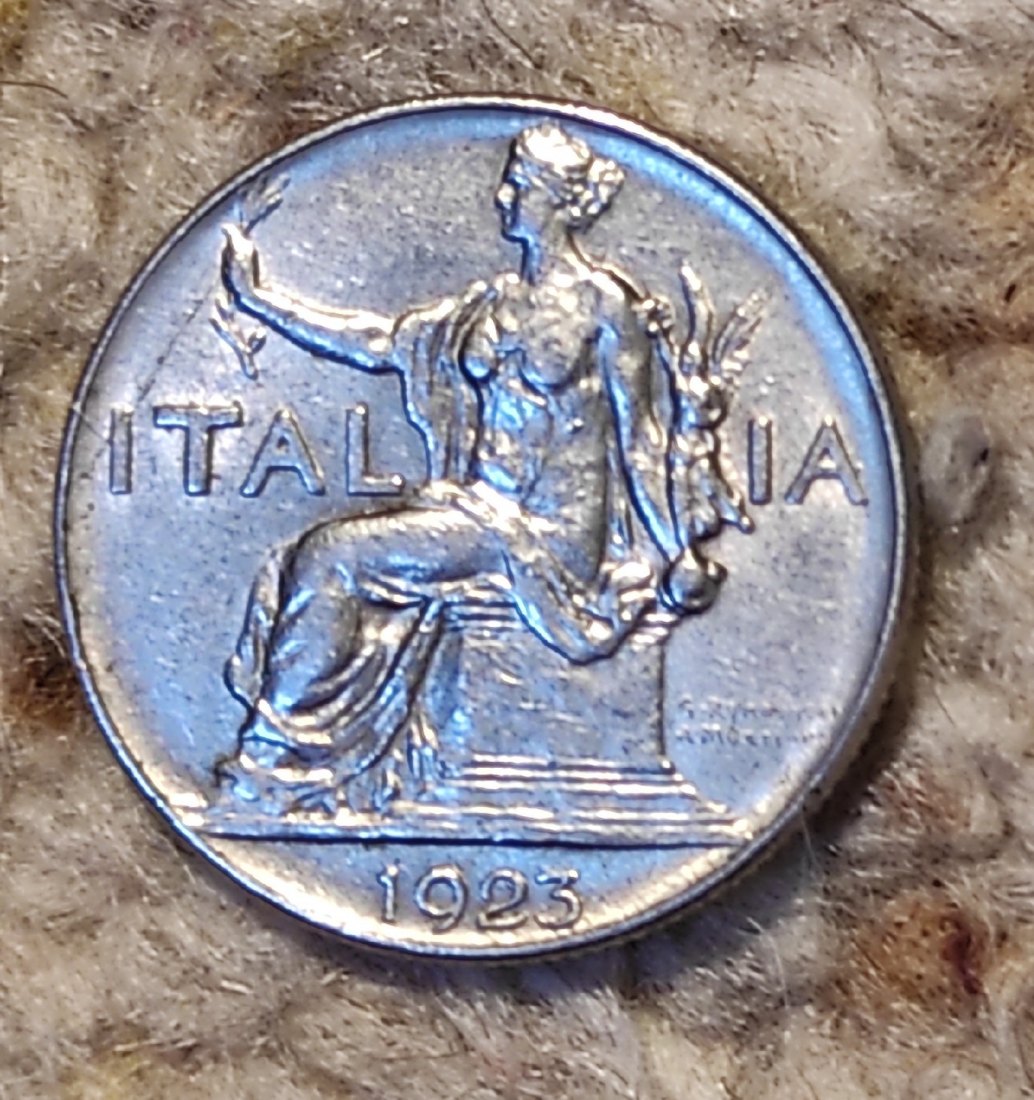  Italien 1 Lire 1923   