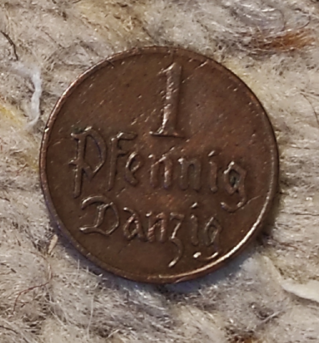  Danzig 1 Pfennig 1923   