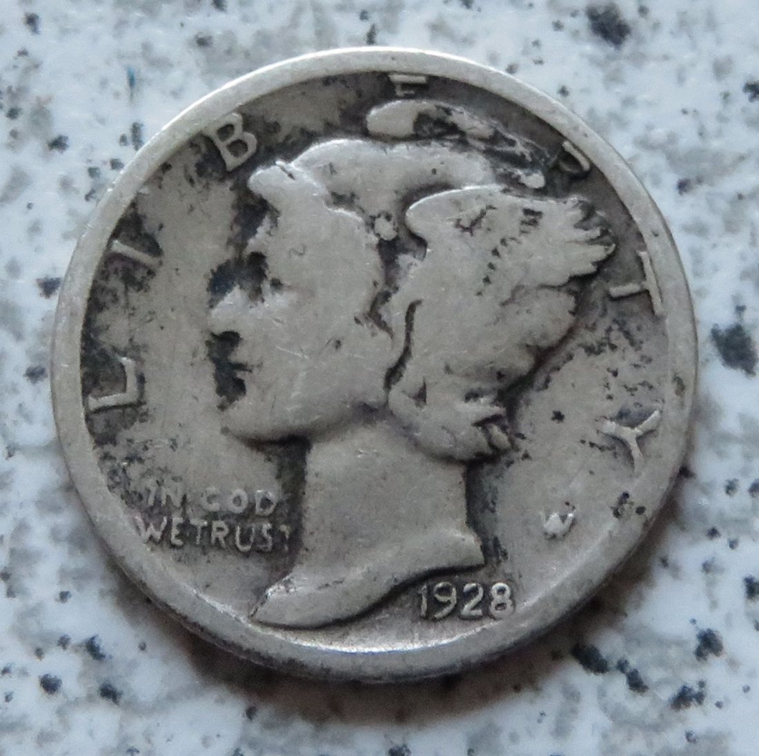  USA 10 Cents 1928 / USA 1 Dime 1928   