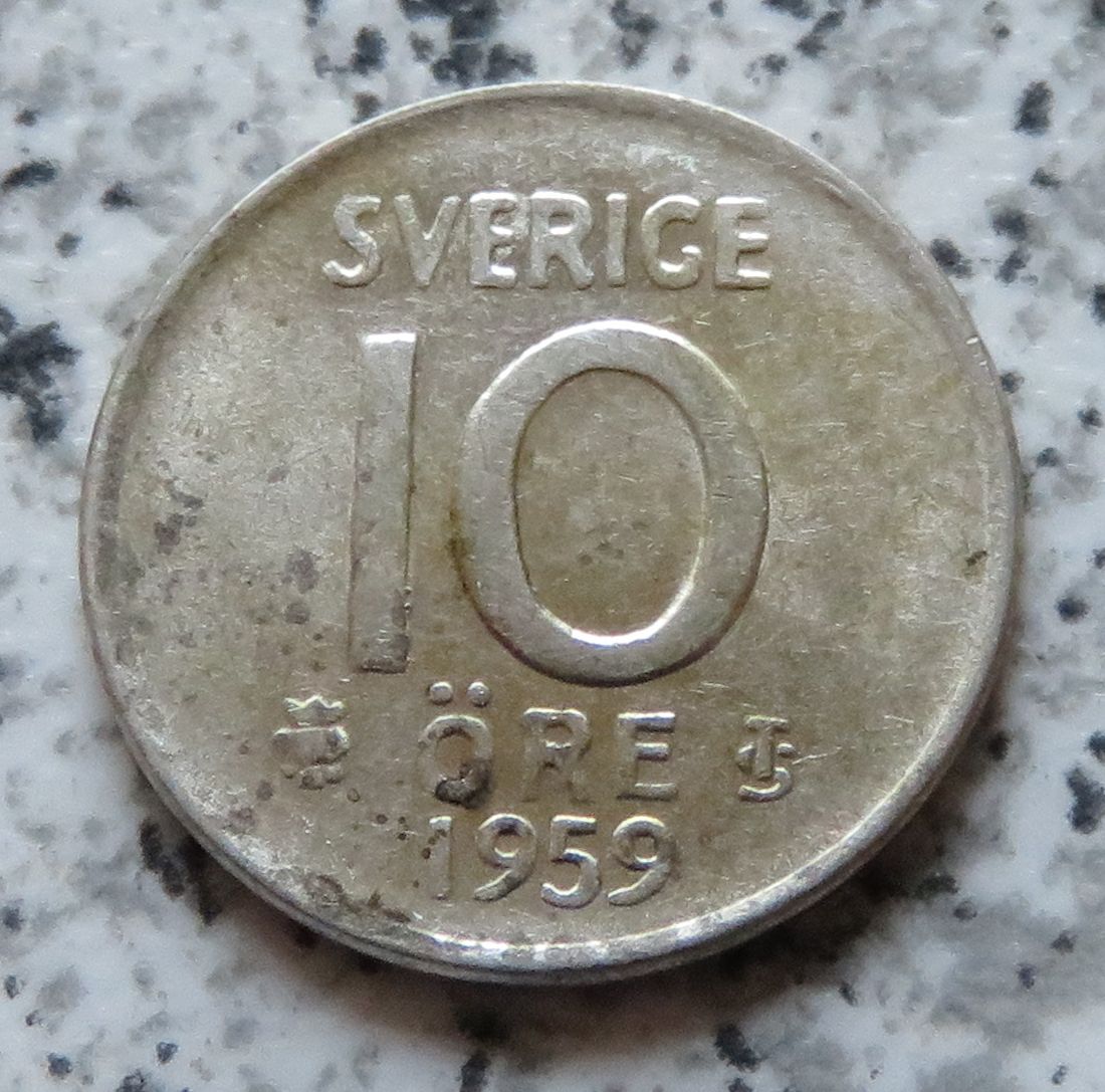  Schweden 10 Öre 1959   