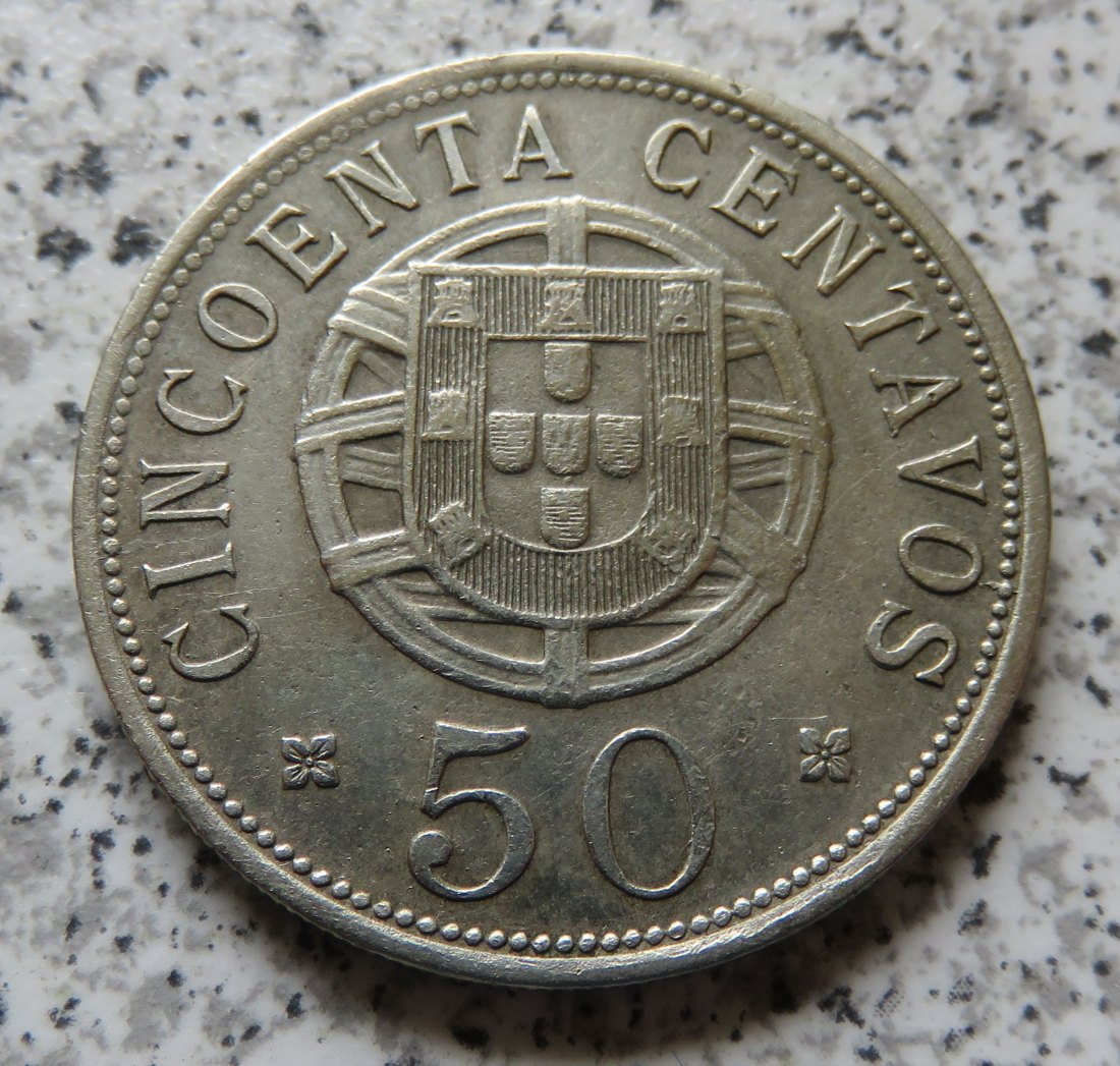  Angola 50 Centavos 1927   