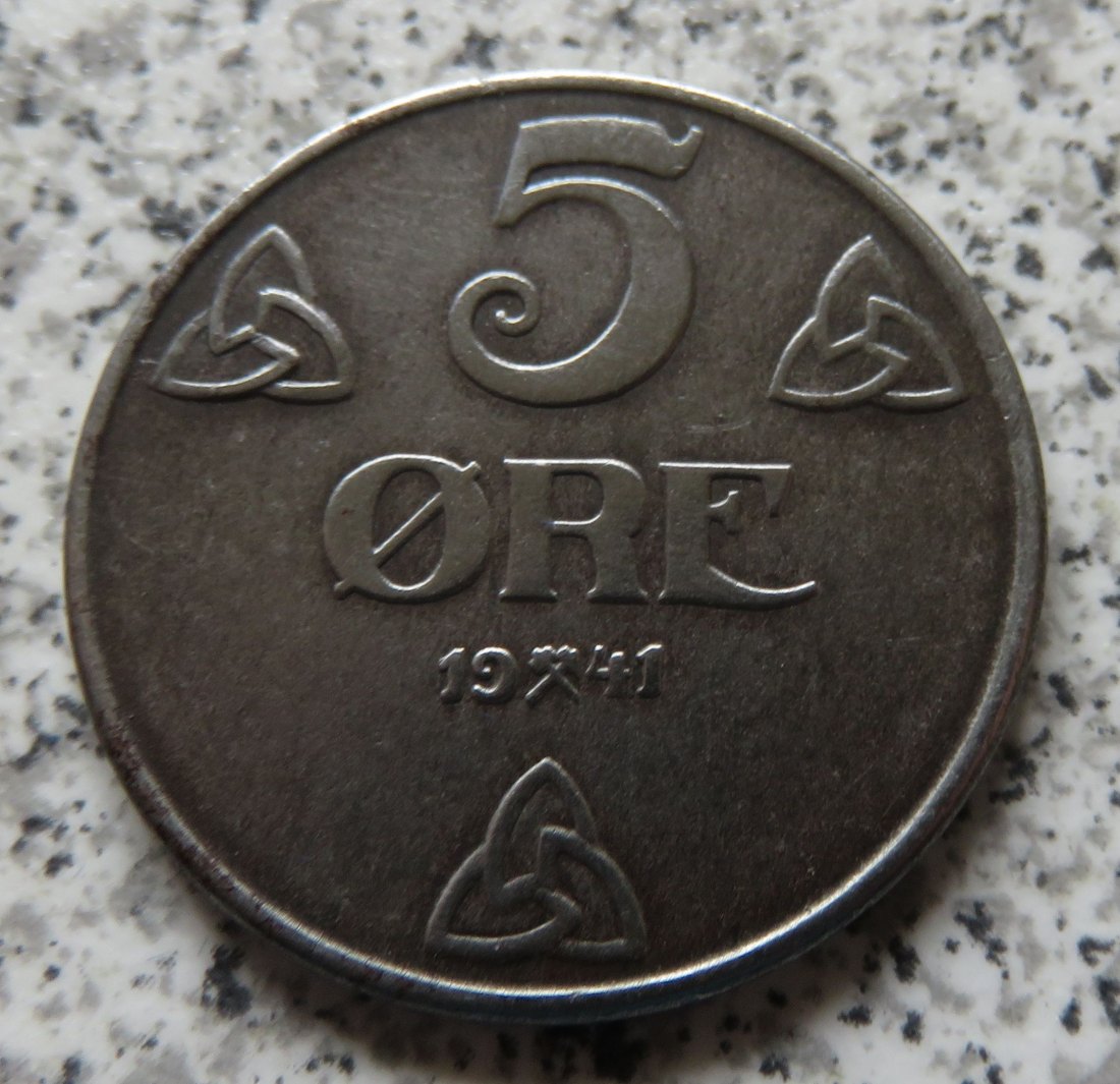  Norwegen 5 Öre 1941   