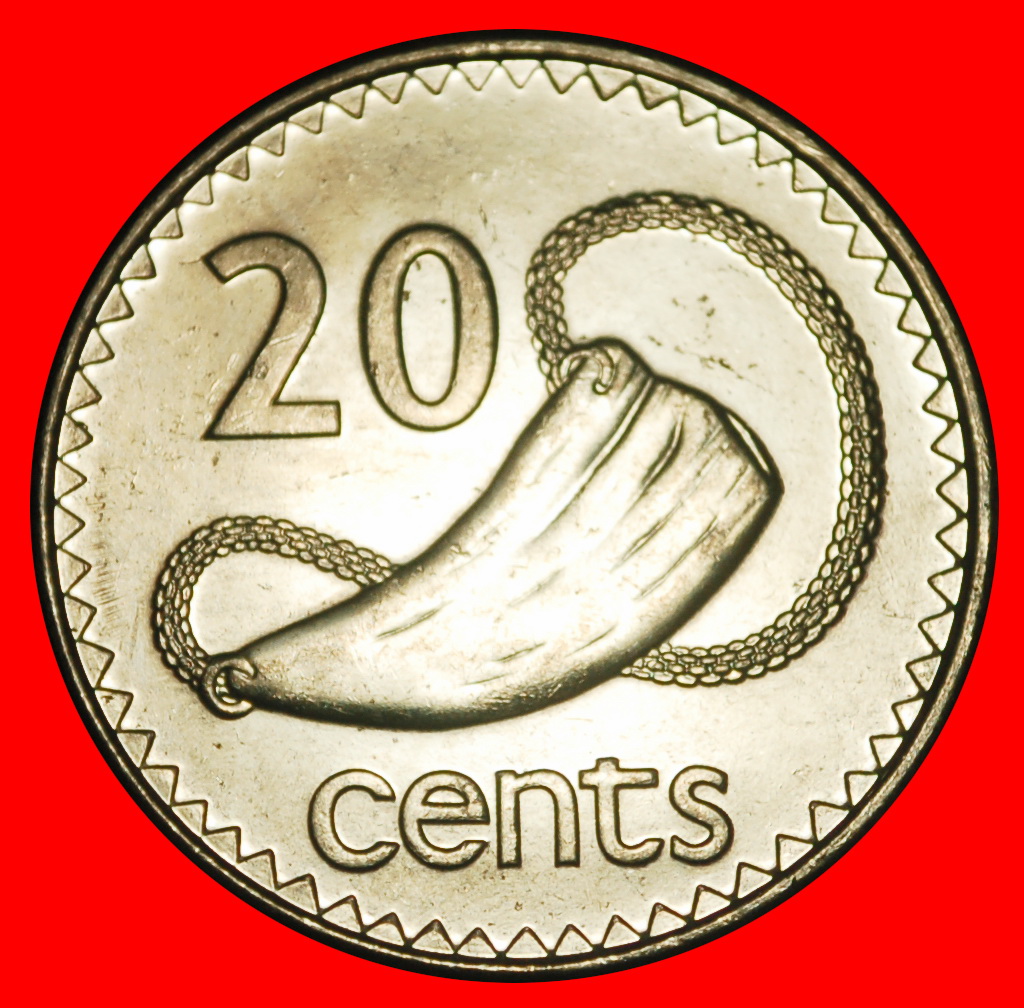  Ⰿ CANADA 1990-2006:FIJI★20 CENTS 1999 CACHALOT TOOTH★ELIZABETH II 1953-2022★LOW START! ★ NO RESERVE!   