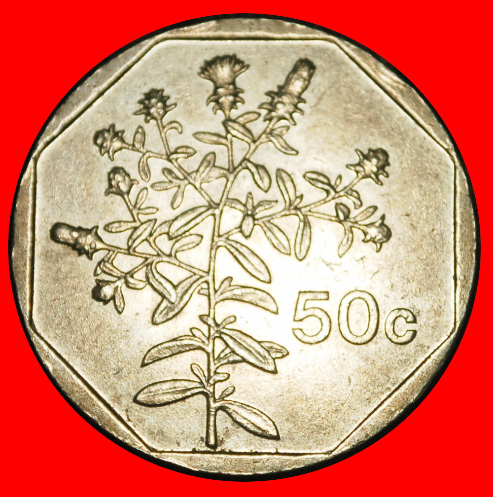  Ⰿ FLOWER (1991-2007): MALTA ★ 50 CENTS 1995!★LOW START! ★ NO RESERVE!   
