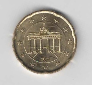  20 Cent Deutschland 2021 A (N433)   