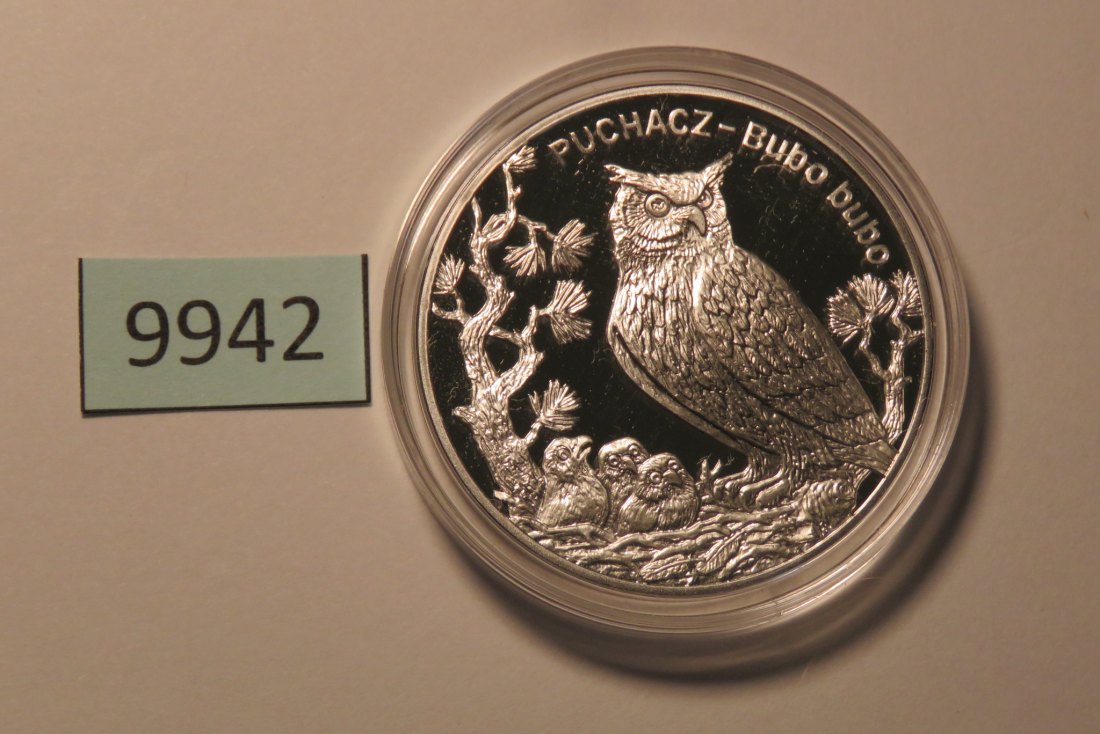  9942 Polen 2005 - 20 Zloty -  28,28 g SILBER 0.925  U H U   